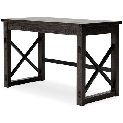 Freedan - Home Office Desk - Grayish Brown