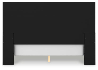 Londer - Queen Panel Bed - Black