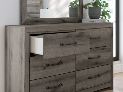 Graystorm - Dresser And Mirror - Brown Gray