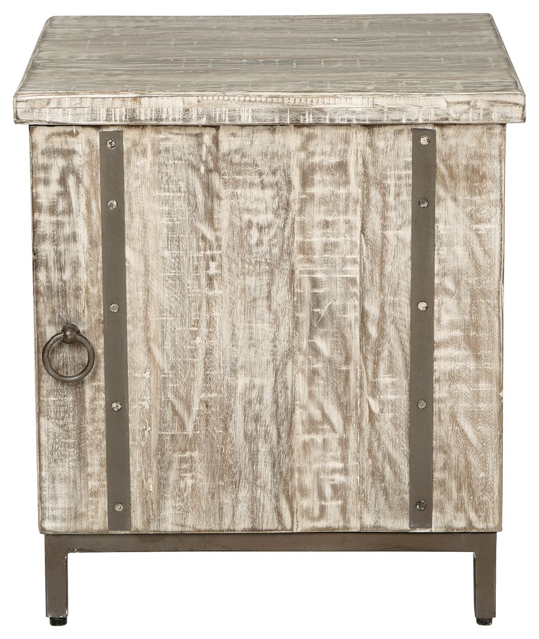 Laddford - Accent Cabinet - Shelf - Whitewash