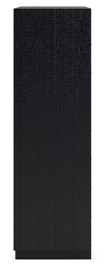 Londer - Five Drawer Chest - Black