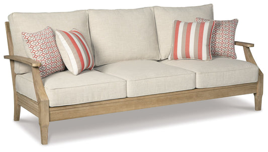 Clare View - Beige - Sofa with Cushion
