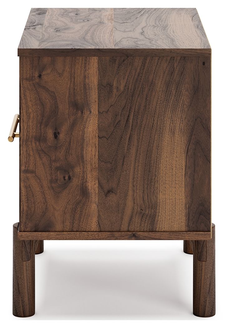 Calverson - One Drawer Night Stand - Medium - Mocha