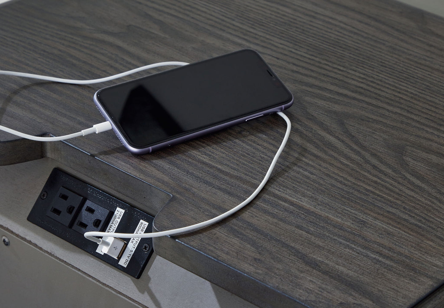 Montillan - Two Drawer Night Stand - Grayish Brown