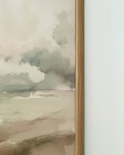 Vallus - Wall Art - Blush / Green / Gray
