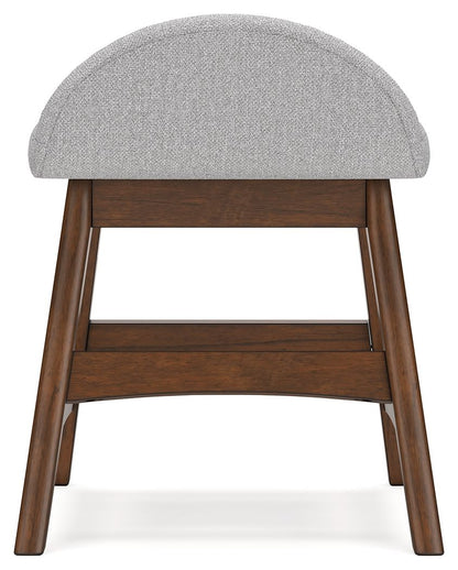 Lyncott - Home Office Desk Chair - Light Gray / Brown
