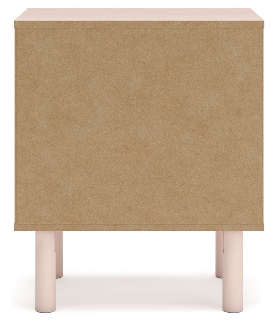 Wistenpine - One Drawer Night Stand - Blush