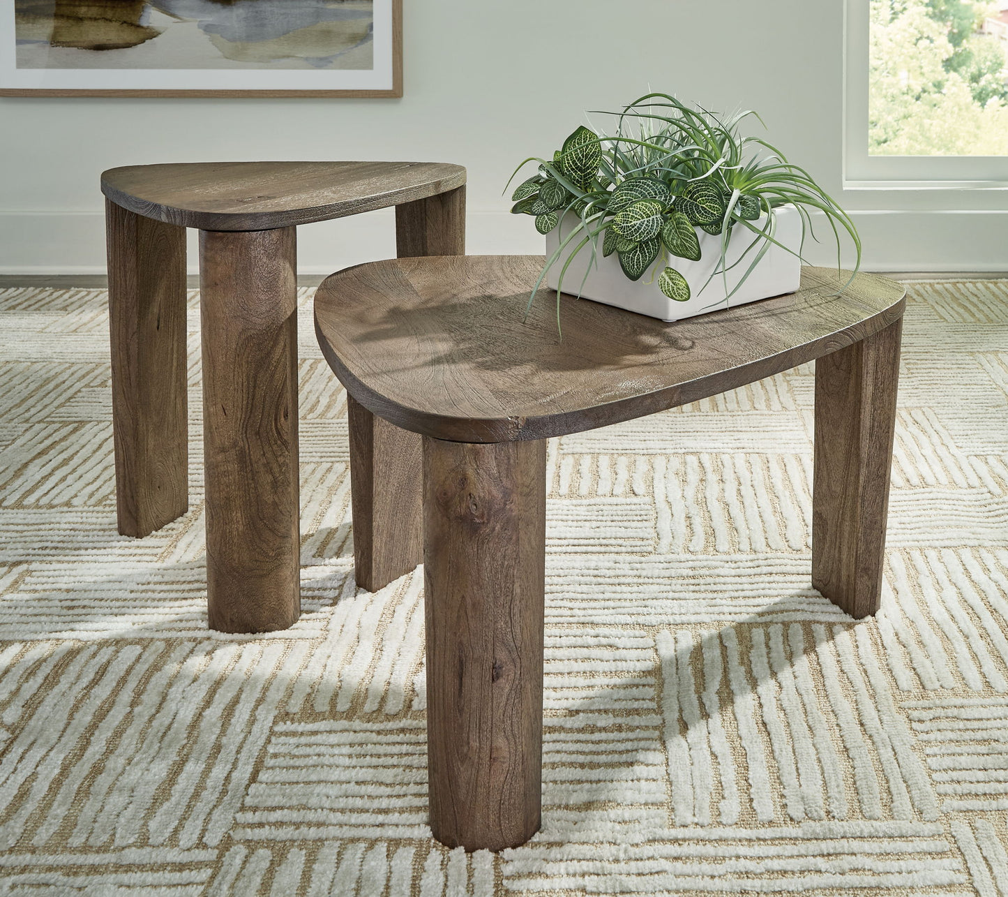 Reidport - Accent Cocktail Table Set (Set of 2) - Grayish Brown