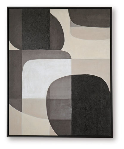 Kesleigh - Wall Art - Black / White