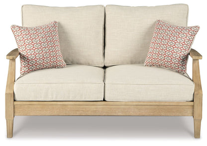 Clare View - Beige - Loveseat w/Cushion