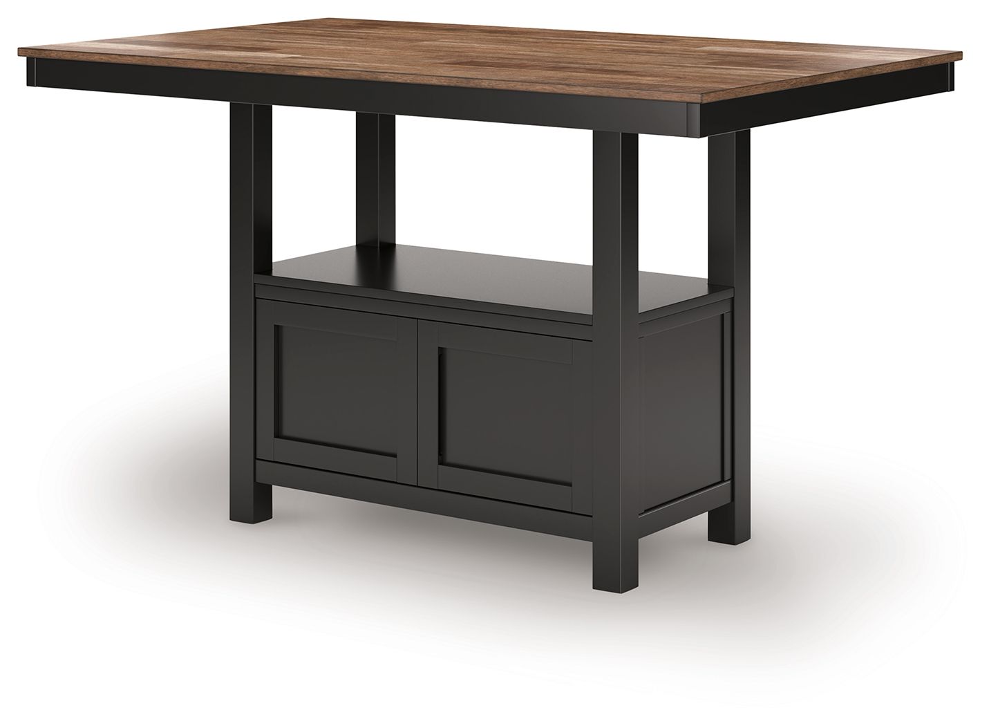 Wildenauer - Rectangular Dining Room Counter Table - Brown / Black