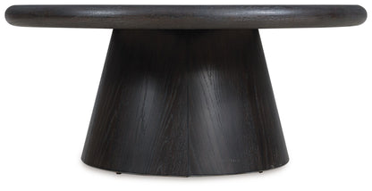 Bracken - Round Cocktail Table - French Black