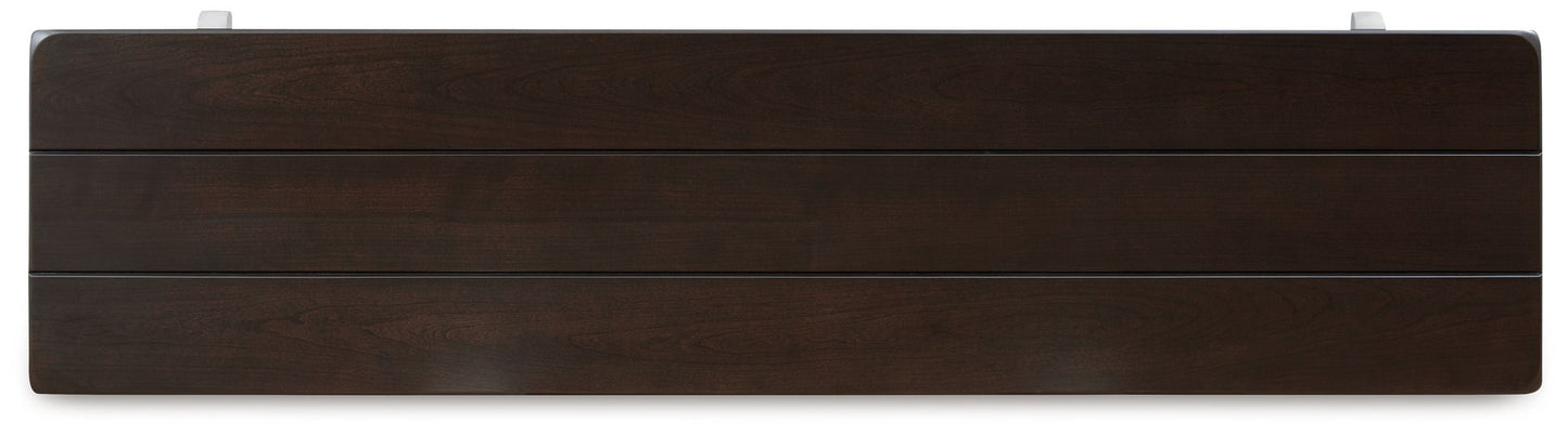 Darborn - Large Dining Room Bench - Gray / Brown