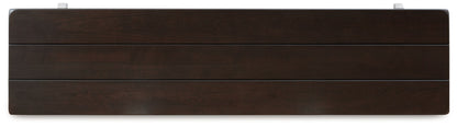 Darborn - Large Dining Room Bench - Gray / Brown