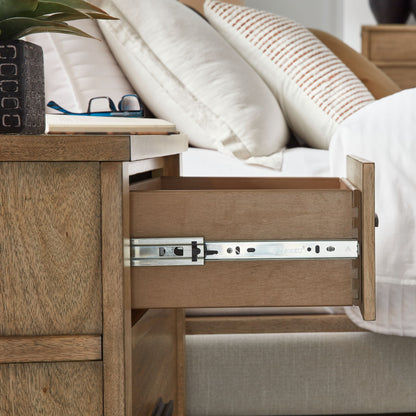 Tomtyn - Two Drawer Night Stand - Light Brown