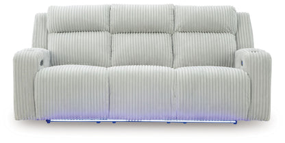 Forest Lake - Power Reclining Sofa With Adj Headrest