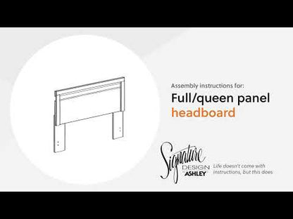 Finch - Queen Panel Headboard - Black