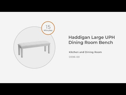 Haddigan - Dark Brown - Large UPH Dining Room Bench
